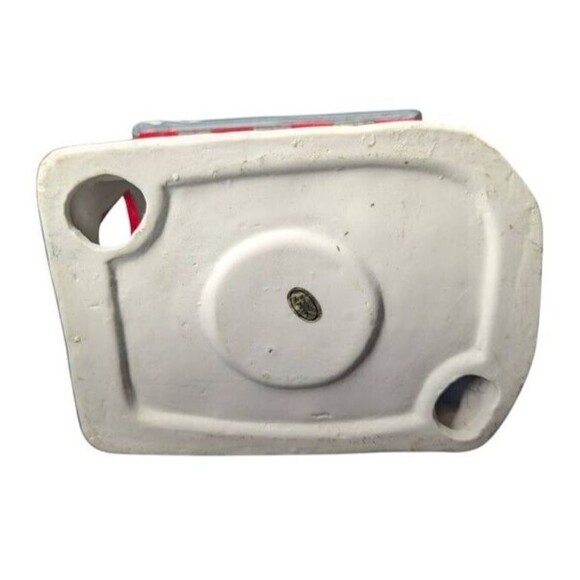 Vintage Winter Village Collectibles Porcelain Schoolhouse Tealight Candle Holder - Picture 6 of 6